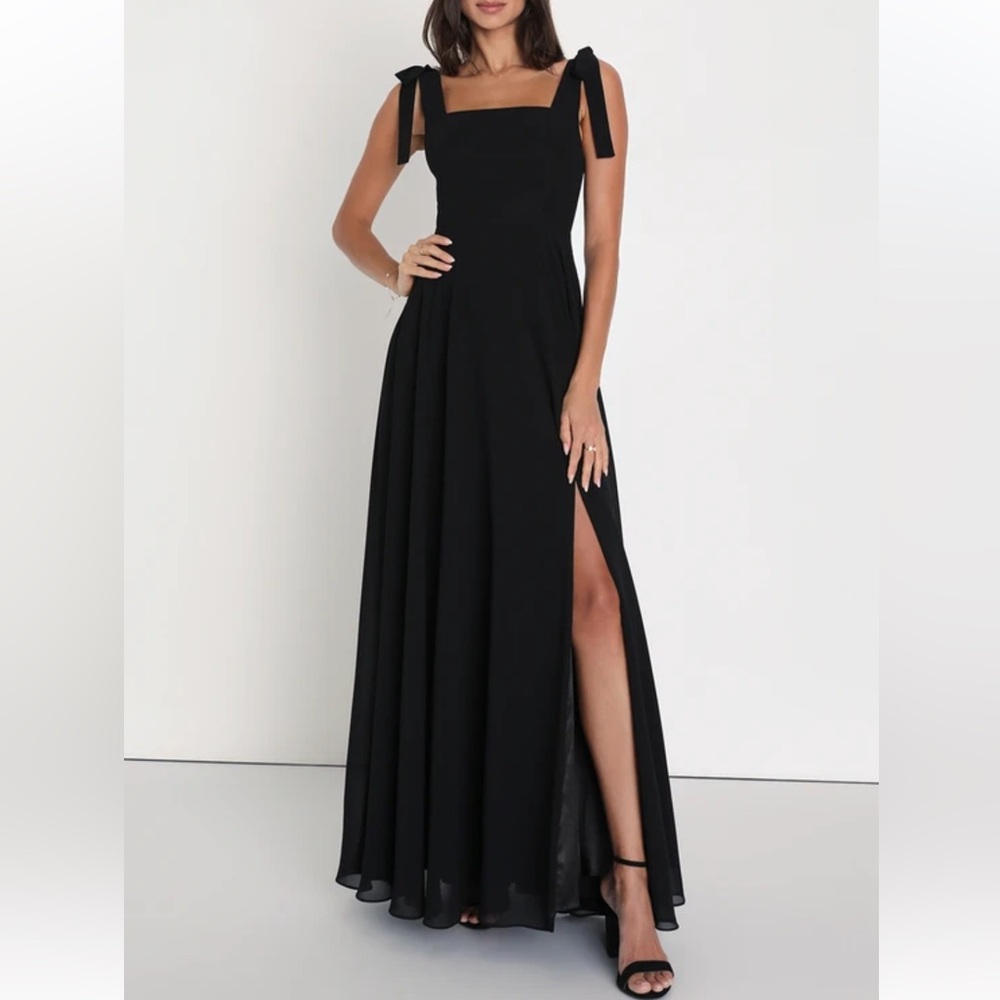 Elegant Black Evening Gown
